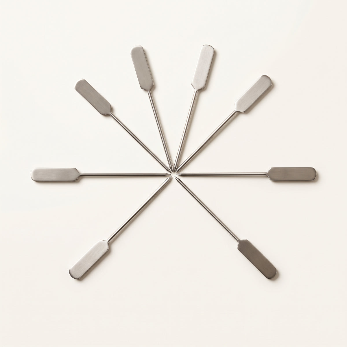 Brochetas de acero para airfryer y horno (juego de 6)