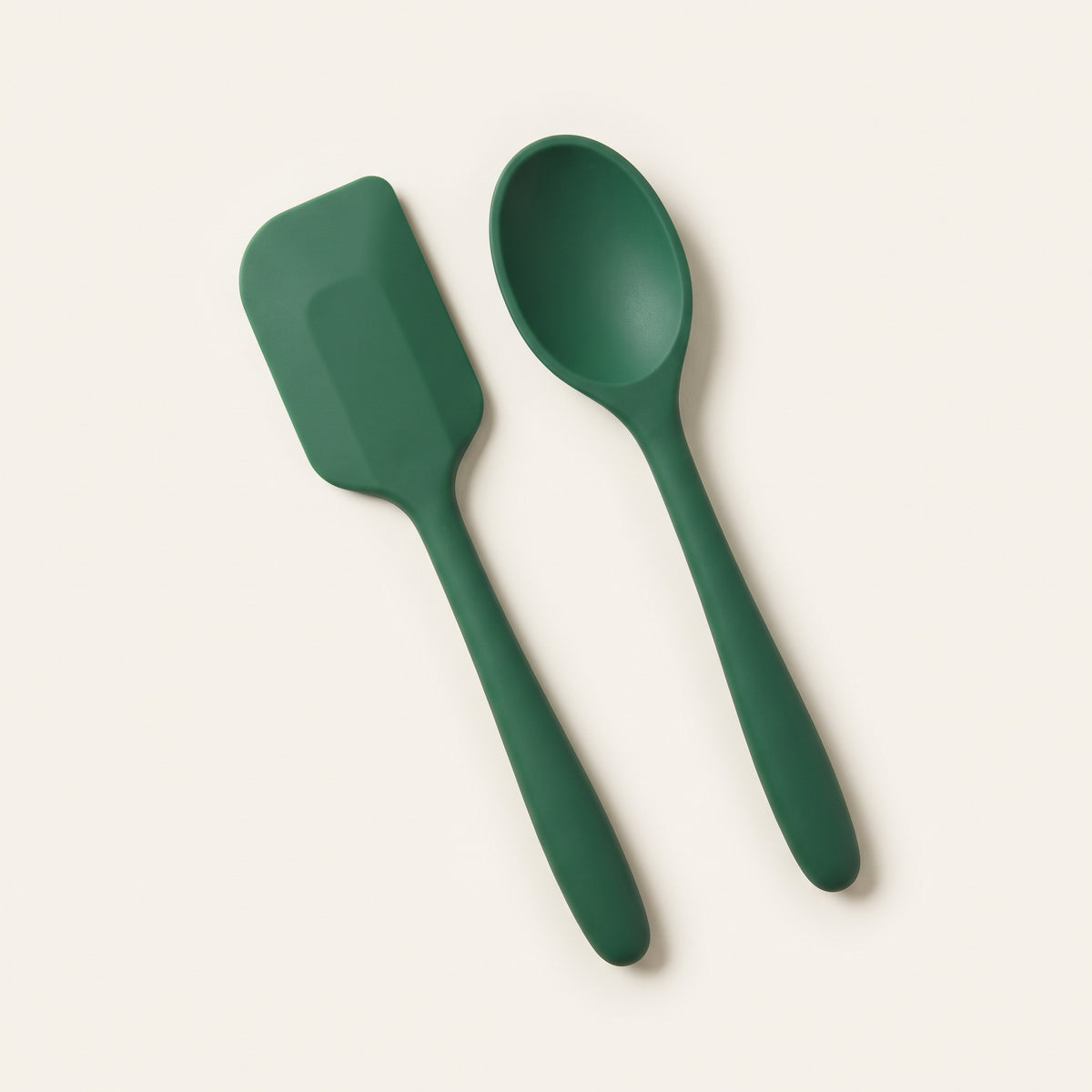 Espátula y cuchara de silicona resistentes al calor (juego de 2)