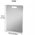 Portable Double Sided Titanium Cutting Board – Food Grade for Kitchen, Chopping Meat & Fruits, Rustproof